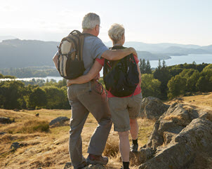 couple hiking