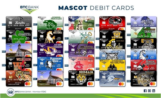 BTC Bank Mascot Debit Cards