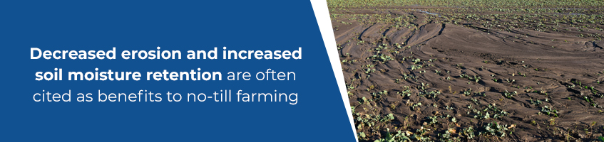 Decrease erosion with no-till farming in Missouri and Iowa.