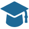 Grad hat icon